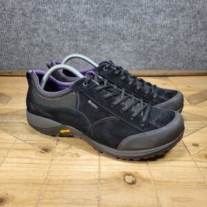 Dansko Paisley Women's Shoes Black Suede Waterproof EU 42 US 11.5- 12 Vibram